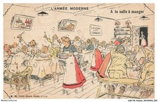 ASGP8-0438-HUMOR - THE MODERN ARMY - IN THE DINING ROOM