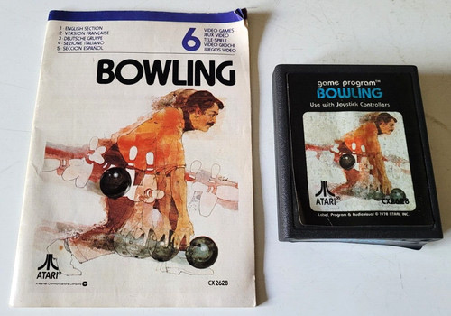 Bowling notice atari 2600 - -,
