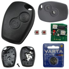Key 2 button housing battery micro button for Renault Opel Dacia Nissan