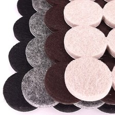 48x Patin Feutre Autocollant Auto-Adhésifs Rond 25mm Glisseur 5mm Anti Rayure