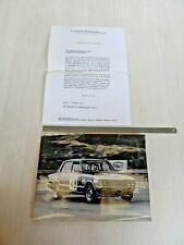 ORIGINAL PRINT MATERIAL TRIUMPH DOLOMITE SPRINT IN ITALIAN 1975 TOURISM
