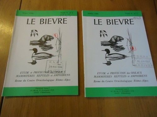 Bievre 1986 ornithologie - bievre,