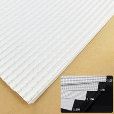 Tuiles de simulation toit tuile feuille blanche 1:25 accessoires batiment table