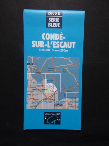 Carte ign série bleue 2605 - §,