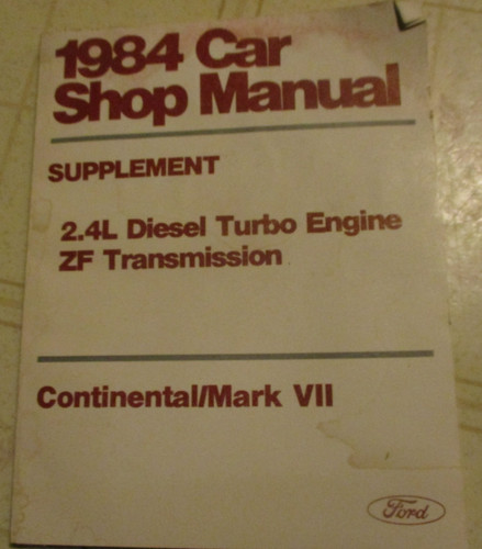 1984 continental mark - , 2.4