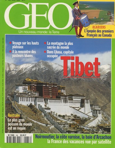 Geo magazine 186 aout 1994 - n°,