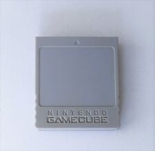 Gray Official Nintendo Gamecube Memory Card - Genuine DOL-008 59 Blocks