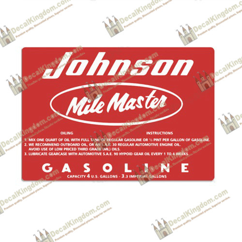 Johnson 1957 gas - gas, tank