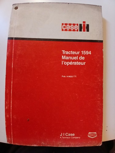 Case tracteur 1594 - ih,
