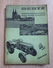 Deutz Tractor D50 Owners Manual