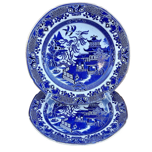 Assiettes anciennes burleigh - assiettes,
