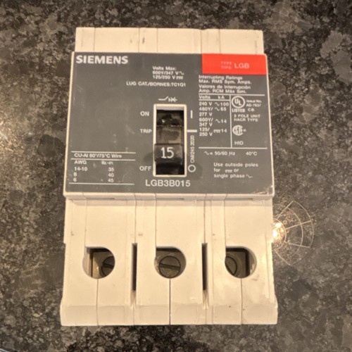 Siemens lgb3b015 15a pole - siemens,