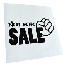 Autocollant Non À Vendre Autocollant Auto Vélo Camion