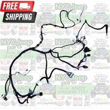 2005 Jeep Wrangler TJ Instrument Gauge DASH WIRE HARNESS Hard Top Dim Mirror O/D