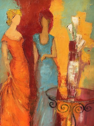 Tableau huile femmes au - tableau,