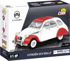 COBI, CITROEN 2CV Dolly 1985 Blanc et rouge – 85 Pièces, COB24513