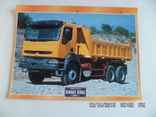 CARTE FICHE CAMION TRAVAUX