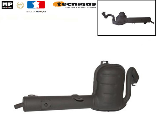 Pot échappement type - d'échappement, et