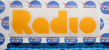 STICKER STICKER VINTAGE STICKER STICKER ORIGINAL YELLOW RADIO FM