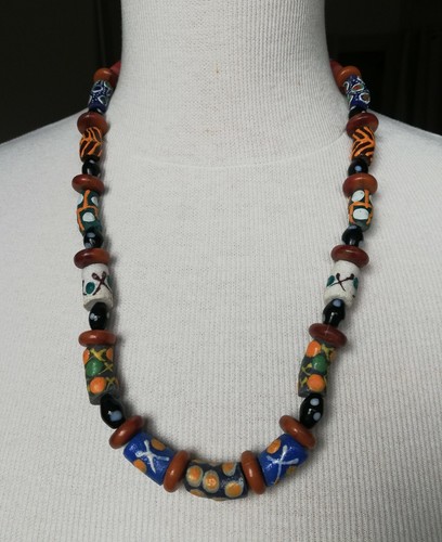 Collier africain perles de - africain,