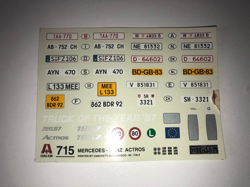Italeri decalques pour - italeri,
