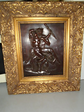 RARE: CLODION.CLAUDE MICHEL.1738..1814..ECOLE DE NANCY.LES FAUNES BOIS D'EBENE?