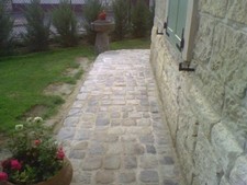 Pave grès multiformat beige