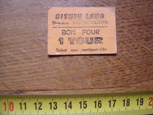 Jeton carton billet - jeton,