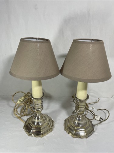Paire lampes pied metal - pied,