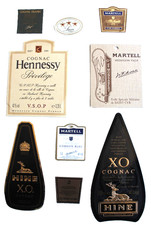 LOT   ETIQUETTES DE COGNAC  NEUVE    ETAT LUXE