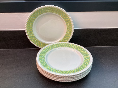 Assiettes plates vintage en - plates,