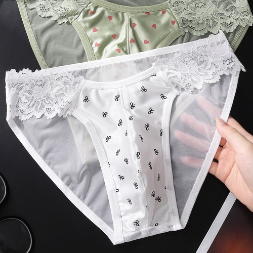 Slip homme dentelle - , soie