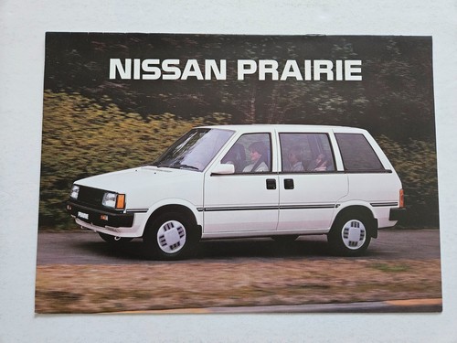 Nissan prairie sales brochure - nissan,
