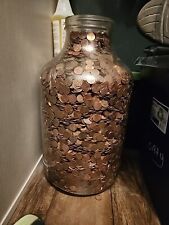 35 years of penny collecting  1919-2024 penny in this Jug. some wheat 2. 1 Ro11