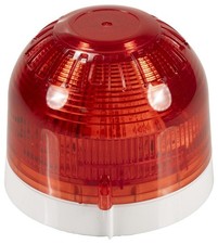 Sonos LED Haute Puissance Balise Avec Peu Profondes Base Blanc Corps Red Lens 10