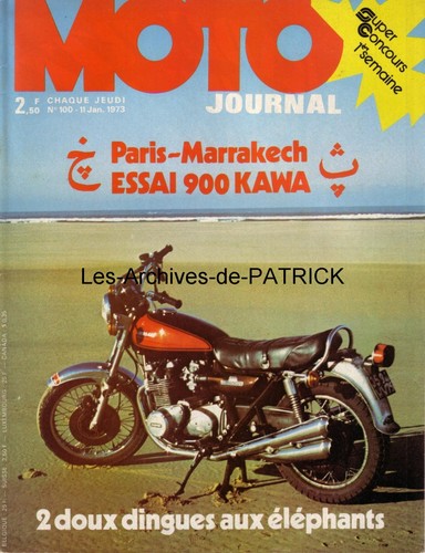 Moto journal 100 kawasaki - moto,
