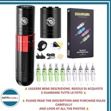Kit De Tatouage Dragonhawk Machine Sans Fil Rotative 2.4-4.2Mm 1500Mah