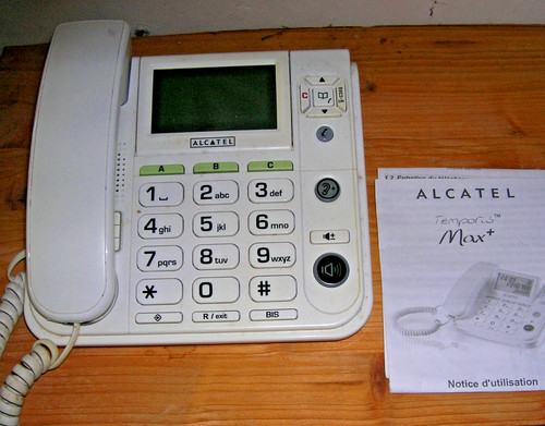 Téléphone filaire alcatel - téléphone,