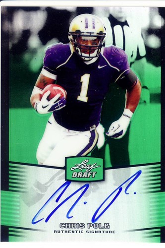 Chris polk rookie - chris, draft