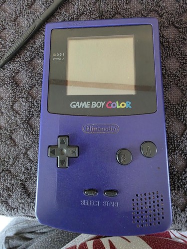 Nintendo game boy color - boy, grape