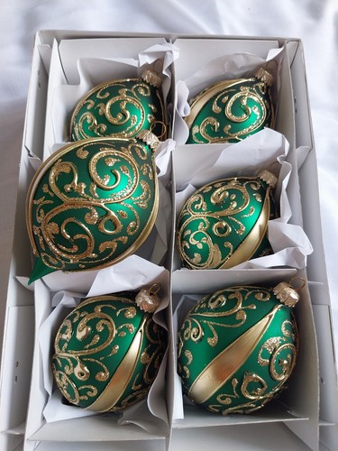 Vert doré lot de - vert, boules