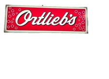 Vintage Henry F Ortlieb Brassage Co Philadelphia Pa. Bière Light Signe Travail