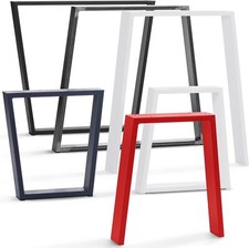 Pieds De Table En Bois Trapeze Pour Table Basse / Banc / Bureau