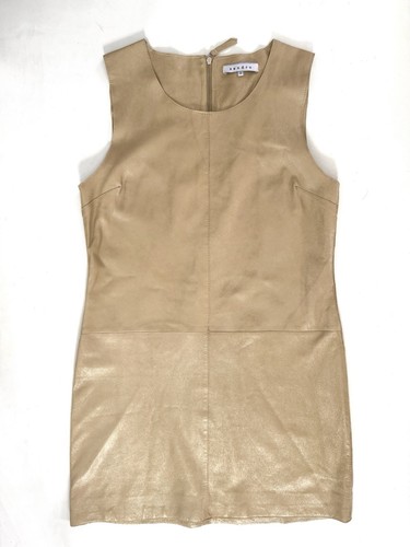 Robe cuir gold sandro - robe, en