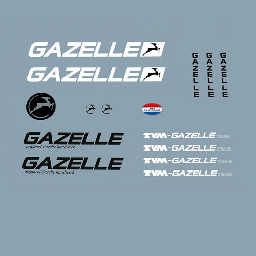 Gazelle tvm decals vélo - gazelle,