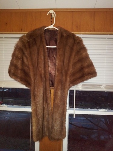 Real fur wrap - real,