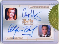 Buffy The Vampire Slayer Collectors Set 3 Hannigan & Denisof Dual Autograph #NNO