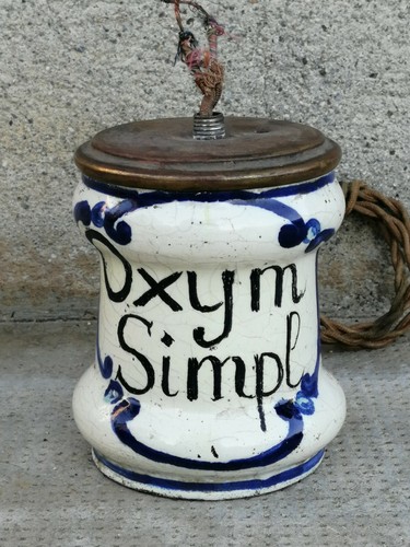 Ancien pot pharmacie - , oxym