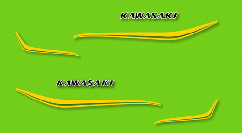 Kawasaki 400 stickers - 400,
