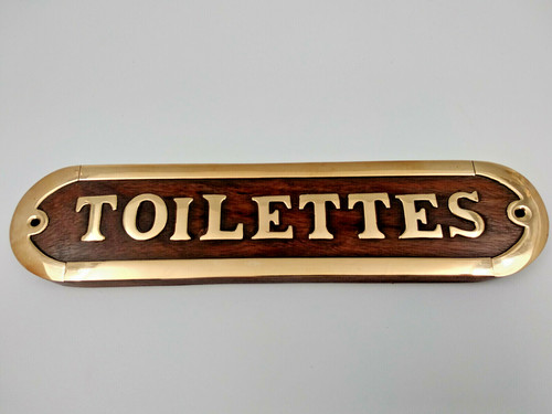 Plaque porte bois laiton - porte, et